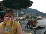 SX19001 Jenni drinking juice on shore of Lake Como.jpg